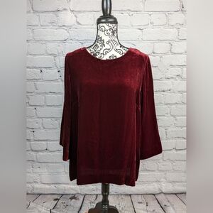 Boden women's Long Flared Sleeves  popover top Key Hole Back NWT Size 14 B18a